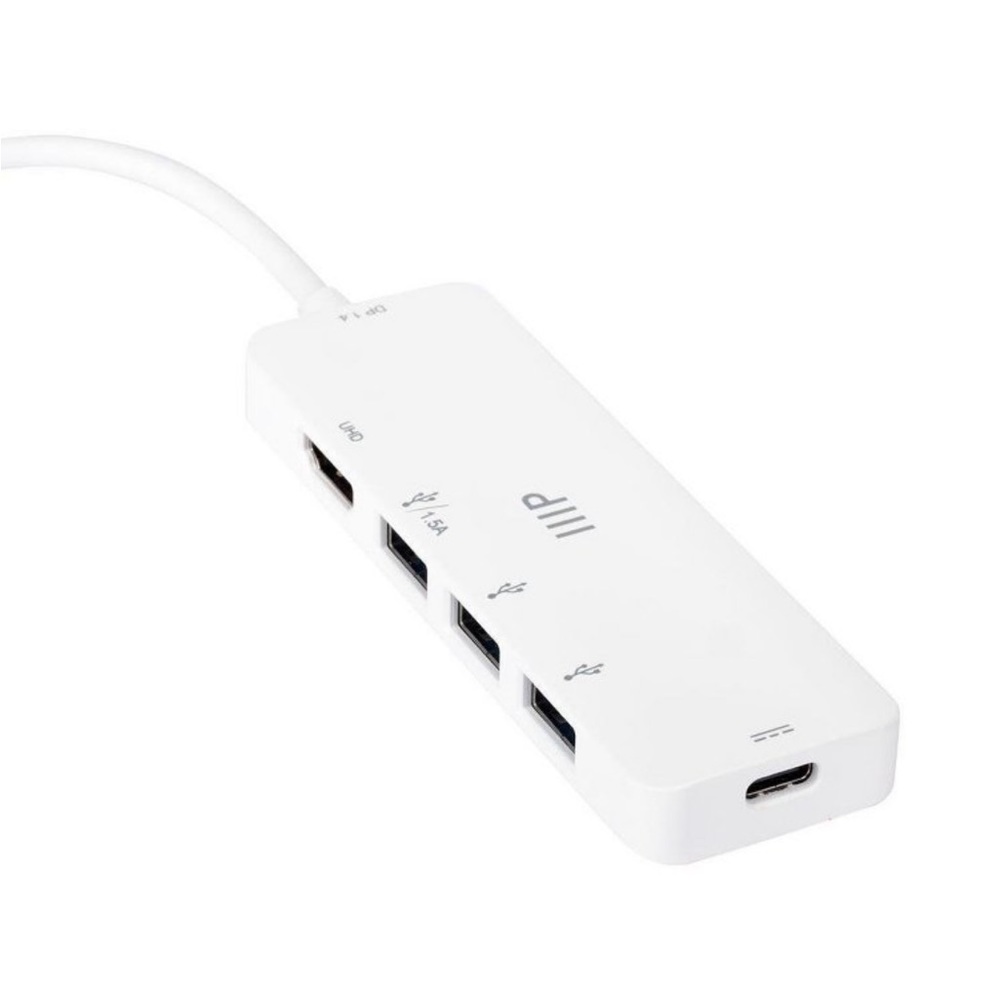 NWT Monoprice 5-in-1 USB-C to 4K HDMI Display Adapter & USB Hub,Docking Station